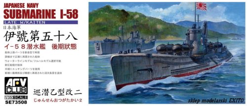 Przejdź do produktu AFV CLUB SE 73508 - 1:350 Japanese submarine I-58 with Kaiten