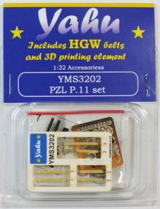 YAHU YMS3202 - 1:32 PZL P.11 zestaw akcesoriów