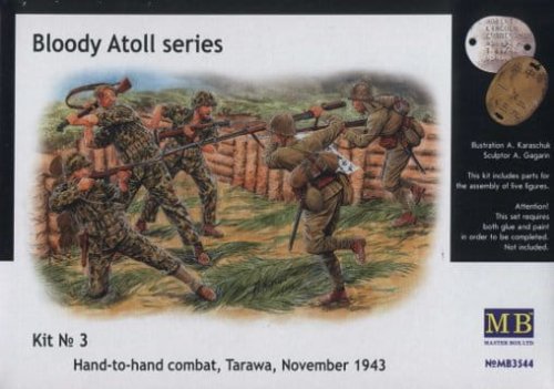 Przejdź do produktu MASTER BOX 3544 - 1:35 Bloody Atol Hand-to-hand fight Tarawa 1943