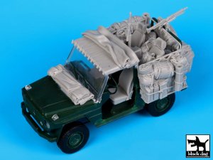 BLACK DOG T35058 - 1:35 Mercedes Wolf Afghanistan accessories set
