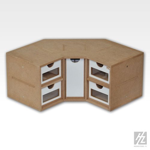 Przejdź do produktu HOBBYZONE OM03 Organizer Modułowy - Moduł Narożny Szufladowy