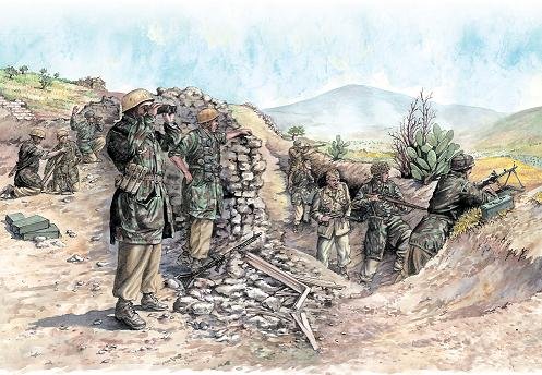 Przejdź do produktu ITALERI 6134 - 1:72 2nd WW German paratroopers (tropical uniform)