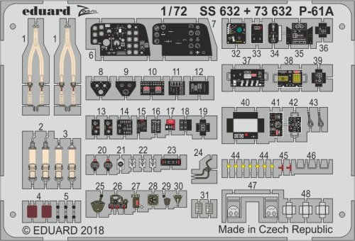 Przejdź do produktu EDUARD SS632 - 1:72 P-61A