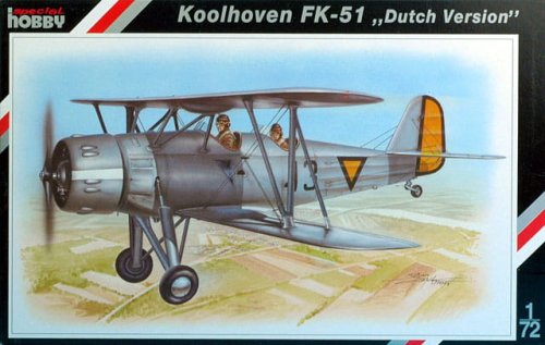 Przejdź do produktu SPECIAL HOBBY 72048 - 1:72 Koolhoven FK-51Dutch version