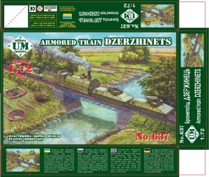 UNIMODELS 637 - 1:72 Armored Train Dzerhinets