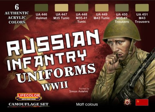 Przejdź do produktu LIFECOLOR CS 42 - Russian Infantry Uniforms WWII