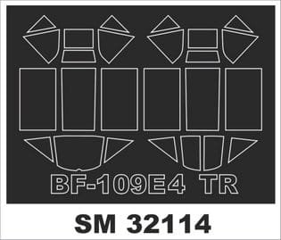 Przejdź do produktu MONTEX SM32114 - 1:32 Messerschmitt Bf 109E-4