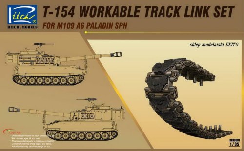 Przejdź do produktu RIICH MODELS 30001 - 1:35 T-154 Workable Track Link Set for M109 A6 Paladin SPH