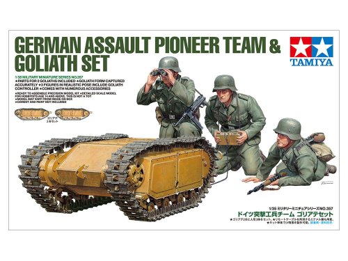 Przejdź do produktu TAMIYA 35357 - 1:35 German Assault Pioneer Team & Goliath Set
