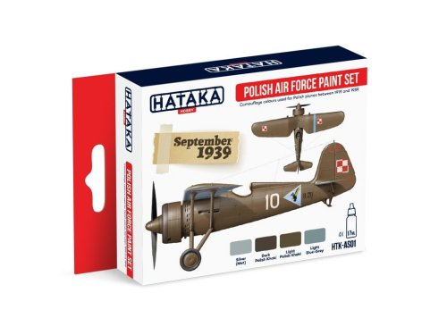 Przejdź do produktu HATAKA AS01 - Zestaw farb Polish Air Force 1919-1939