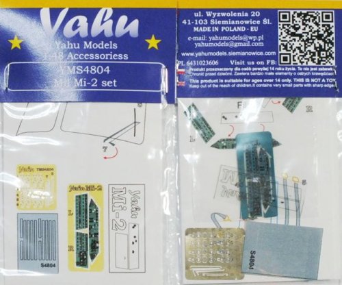 Przejdź do produktu YAHU YMS4804 - 1:48 Mil Mi-2 zestaw akcesoriów