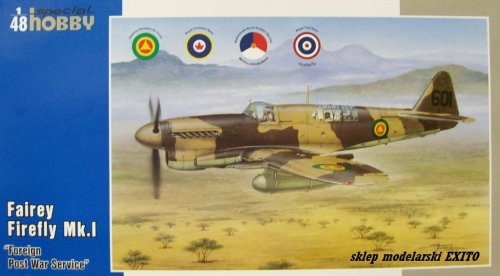 Przejdź do produktu SPECIAL HOBBY 48151 - 1:48 Fairey Firefly Mk.I - Foreign Post War Service