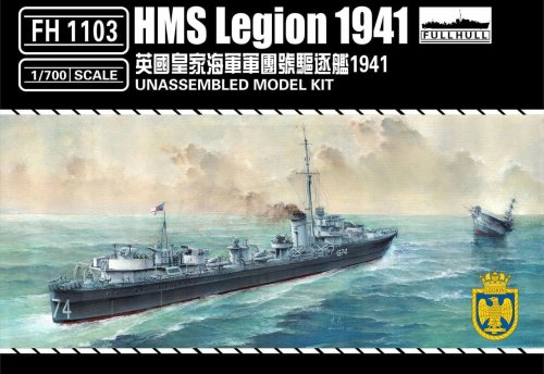Przejdź do produktu FLYHAWK 1103 - 1:700 HMS Legion 1941