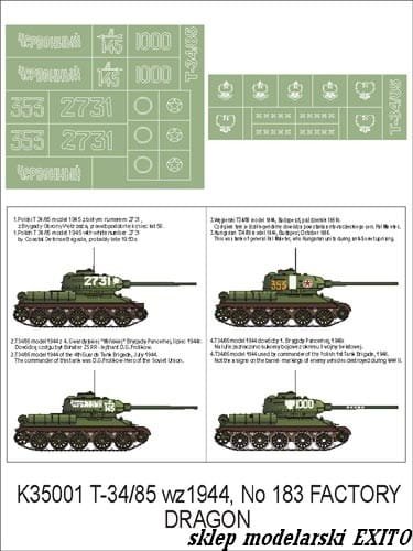 Przejdź do produktu MONTEX K35001 - 1:35 T-34/85