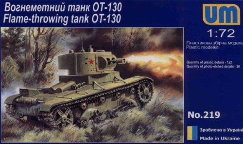 Przejdź do produktu UNIMODELS 219 - 1:72 OT-130 Flame-throwing tank