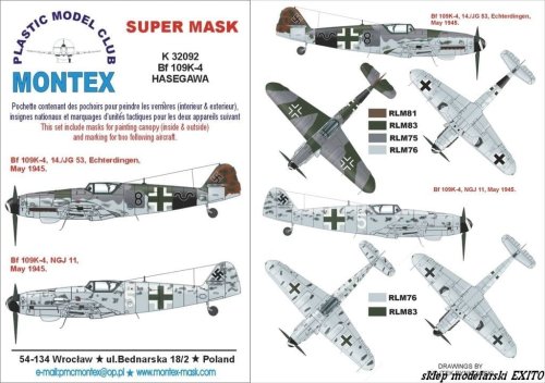 Przejdź do produktu MONTEX K32092 - 1:32 Bf-109 K-4