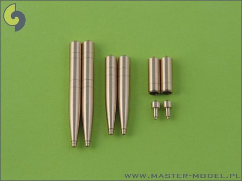 Przejdź do produktu MASTER AM-48-006 - 1:48 Lufy działek Hispano 20mm i km Browning 12,7mm Spitfire skrzydło E późne