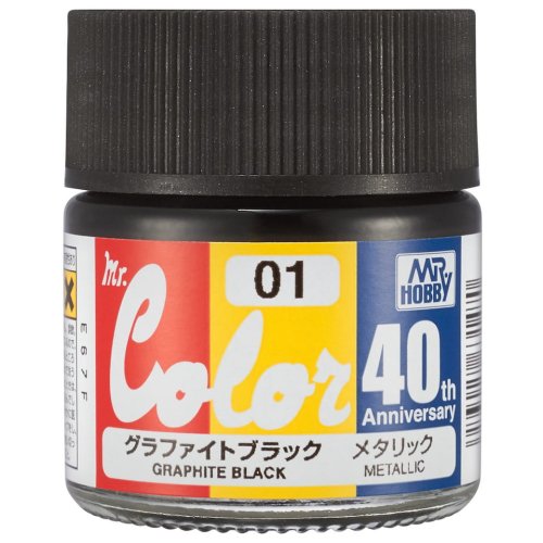 Przejdź do produktu Mr.Hobby AVC01 - Farba 40th Anniversary Graphite Black 10 ml