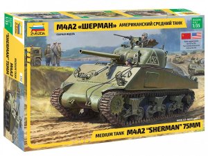 ZVEZDA 3702 - 1:35 M4A2 Sherman