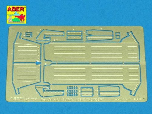 Przejdź do produktu ABER 48007 - 1:48 Fenders for Jagdpanzer 38(t) Hetzer