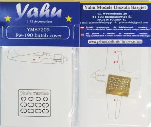 YAHU YMS7209 - 1:72 Focke Wulf Fw 190 pokrywy luku