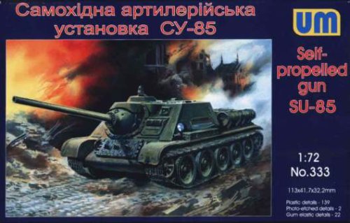 Przejdź do produktu UNIMODELS 333 - 1:72 Self Propelled Gun SU-85