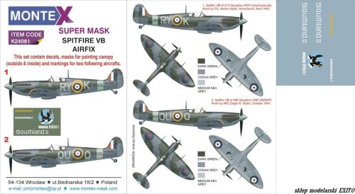 Przejdź do produktu MONTEX K24081 - 1:24 Spitfire Mk.VB
