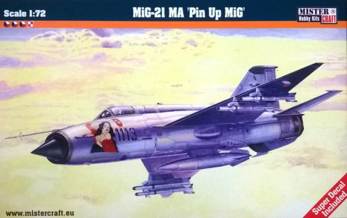 Przejdź do produktu MISTERCRAFT C17 - 1:72 MiG-21 MA Pin Up MiG