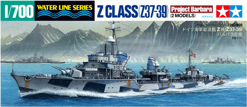 Przejdź do produktu TAMIYA 31908 - 1:700 German Destroyer Z Class Z37-39 Project Barbara