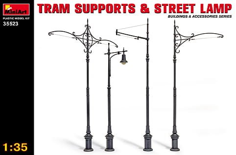 Przejdź do produktu MINIART 35523 - 1:35 Tram Supports and Street Lamps