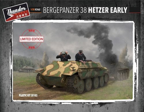 Przejdź do produktu THUNDER MODEL 35103 - 1:35 Bergepanzer 38 Hetzer Early w/ Full interior - Limited Bonus Edition
