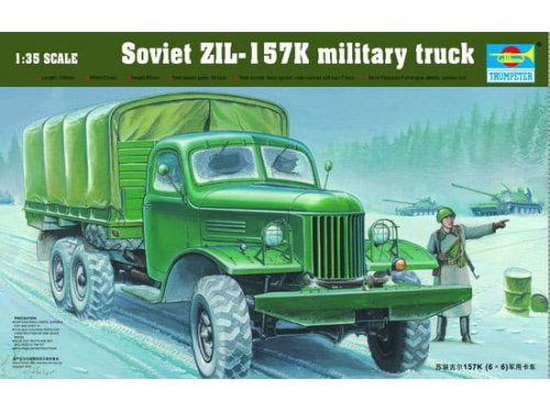 Przejdź do produktu TRUMPETER 01003 - 1:35 ZIL-157 K Soviet Military Truck