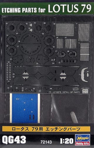 Przejdź do produktu HASEGAWA 72143 QG43 - 1:20 Etching Parts for Lotus 79
