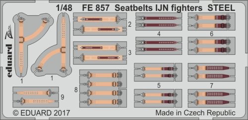 Przejdź do produktu EDUARD FE857 - 1:48 Seatbelts IJN fighters - Steel