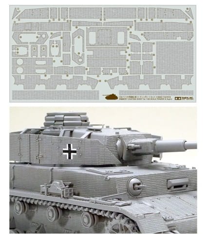 Przejdź do produktu TAMIYA 12650 - 1:35 Panzer IV Ausf.J - Zimmerit Coating Sheet