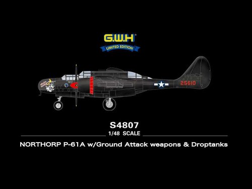 Przejdź do produktu GREAT WALL HOBBY S4807 - 1:48 Northrop P-61A w/Ground Attack weapons & Droptanks