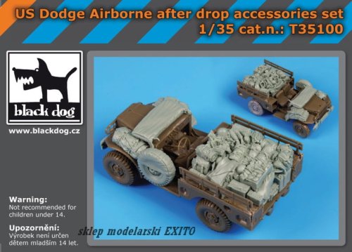 Przejdź do produktu BLACK DOG T35100 - 1:35 US Dodge Airborne after drop accessores set
