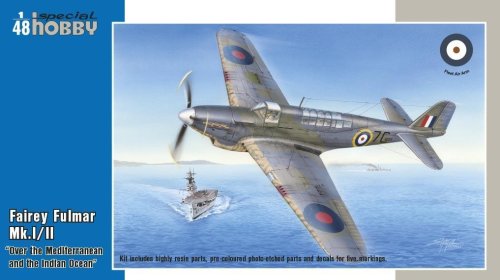 Przejdź do produktu SPECIAL HOBBY 48157 - 1:48 Fairey Fulmar Mk.I/II - Over the Mediterranean and the Indian Ocean - Hi-Tech Version