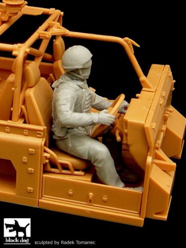 Przejdź do produktu BLACK DOG F35027 - 1:35 British driver Defender Wolf Afghanistan