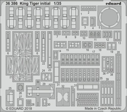 Przejdź do produktu EDUARD 36386 - 1:35 King Tiger initial