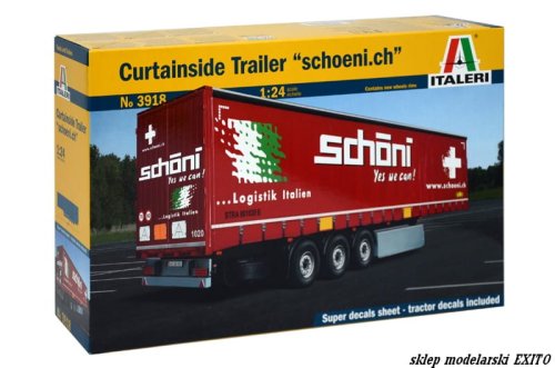 Przejdź do produktu ITALERI 3918 - 1:24 Curtainside Trailer schoeni.ch