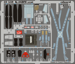EDUARD 32559 - 1:32 MiG-29 Fulcrum K-36DM seat