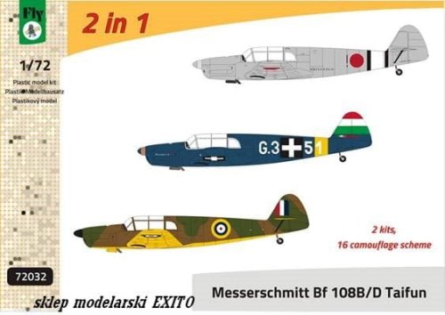 Przejdź do produktu FLY 72032 - 1:72 Messerschmitt Bf 108B/D Taifun 2-1