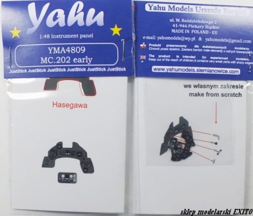 Przejdź do produktu YAHU YMA4809 - 1:48 MC.202 early tablica przyrządów