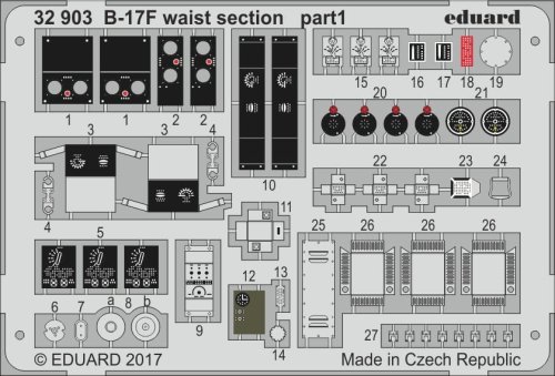 Przejdź do produktu EDUARD 32903 - 1:32 B-17F waist section