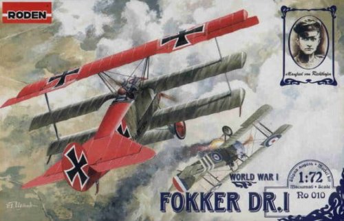 Przejdź do produktu RODEN 010 - 1:72 Fokker Dr.I