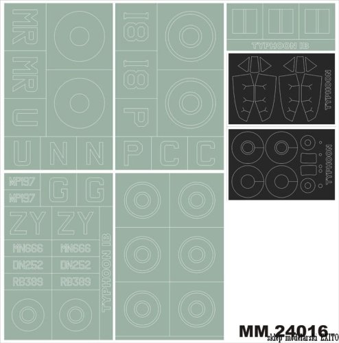 Przejdź do produktu MONTEX MM24016 - 1:24 Typhoon Mk.Ib