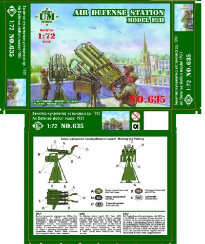 Przejdź do produktu UNIMODELS 635 - 1:72 Air defense station model 1931