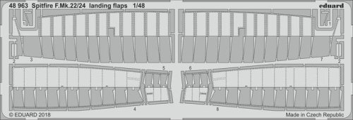 Przejdź do produktu EDUARD 48963 - 1:48 Spitfire F.Mk.22/24 landing flaps