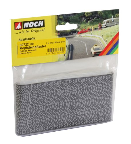 Przejdź do produktu NOCH 60722 - 1:87 (H0) Cobbled Pavement, 100 x 6,6 cm - Droga / chodnik z kostki brukowej